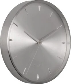 Karlsson Wall Clock Jewel Brushed Silver