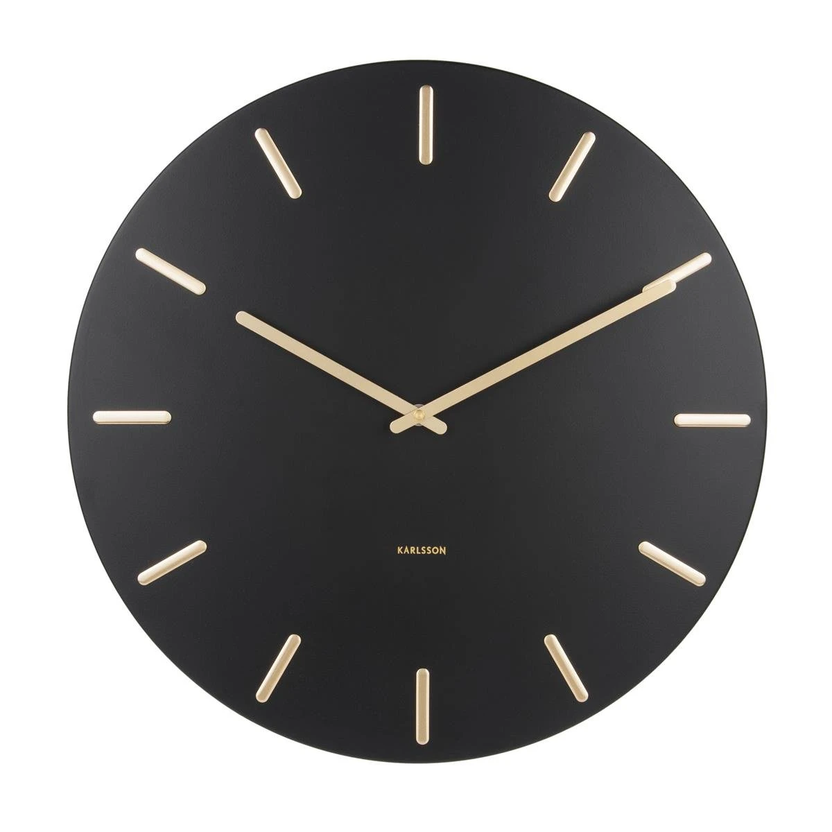 Karlsson Charm Wandklok Ø 45 Cm - Zwart - Afbeelding 2