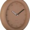 Karlsson Wandklok Petra - Polyresin - Terracotta Oranje - Ø30cm