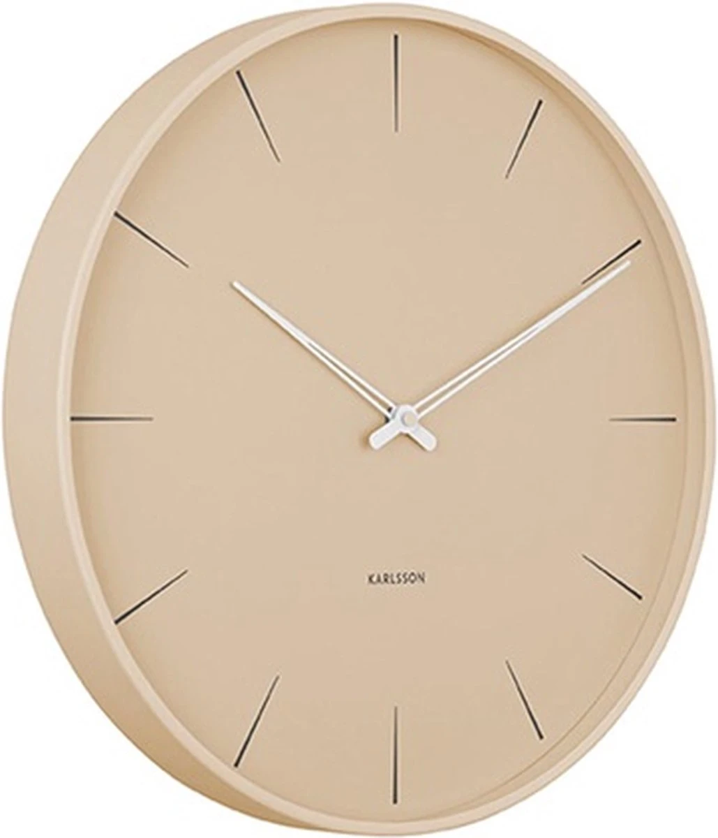 Karlsson Wandklok Lure - Zandbruin - Ø40cm - Afbeelding 7