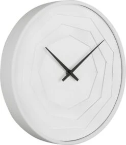 Karlsson Wandklok Layered Origami - Wit - Ø30cm