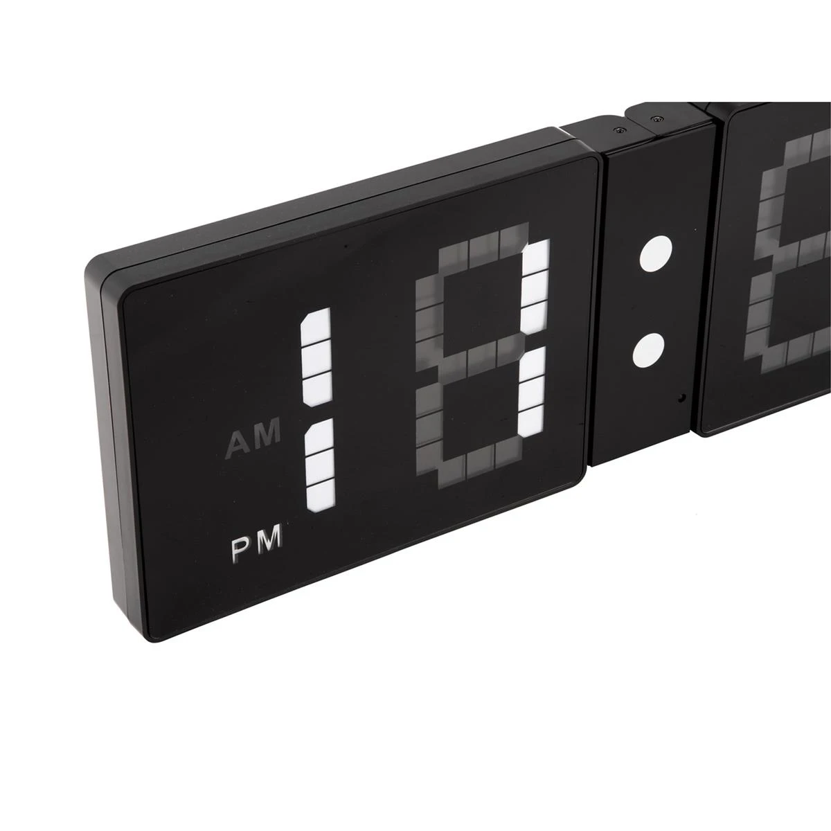 Karlsson - Wall Clock LED Look Flip Black - Afbeelding 5