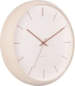 Karlsson Wandklok Nirvana Globe - Zandbruin