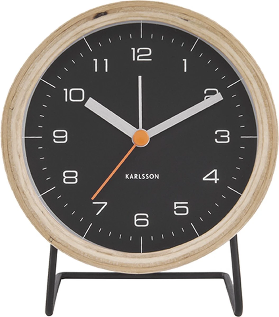 Karlsson Alarmklok - Innate - Zwart - Design Boxtel & Buijs - Afbeelding 6