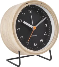 Karlsson Alarmklok - Innate - Zwart - Design Boxtel & Buijs