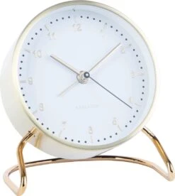 Karlsson Stylish Numbers - Wekker - Ijzer - �5 - Wit