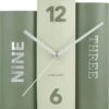 Karlsson Tafelklok Book - Groen Paper - 20x15x20cm