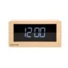 Karlsson - Table Clock Boxed LED Light Wood Veneer