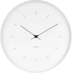 Karlsson Klok Wandklok - Butterfly Hands Large - Wit