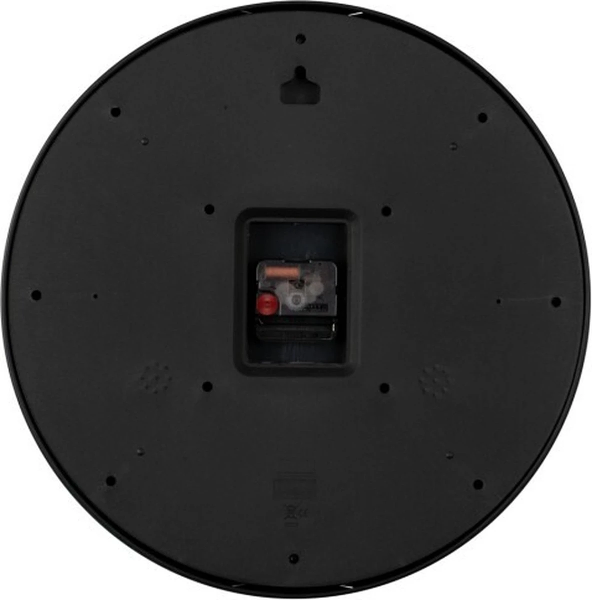 Karlsson Wandklok - Finesse - Gouden Wijzerplaat - Zwarte Behuizing - Afbeelding 2