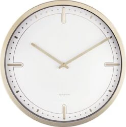 Karlsson Wandklok Dots & Batons - Wit - Ø42cm