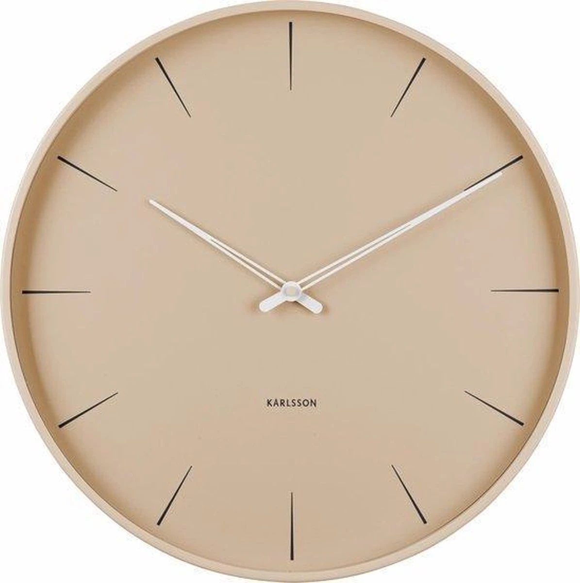 Karlsson Wandklok Lure - Zandbruin - Ø40cm - Afbeelding 2