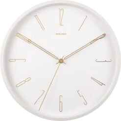 Karlsson Wall Clock Belle Numbers Metal White