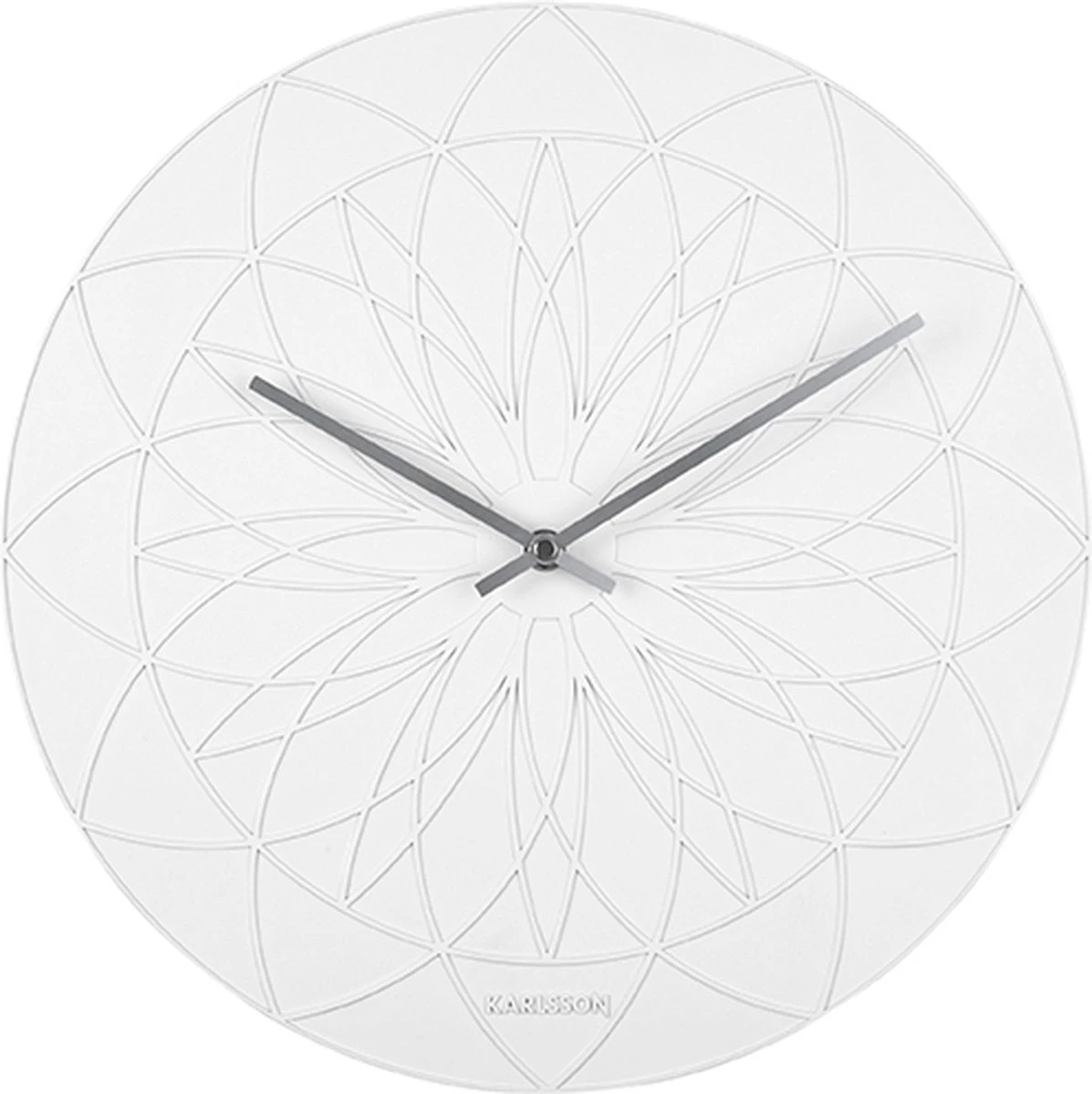 Karlsson Wandklok Fairytale - Polyresin Wit - Ø35cm