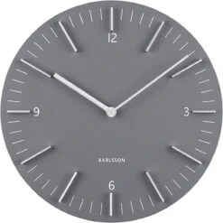 Karlsson Wandklok Detailed - Grijs - Ø30cm