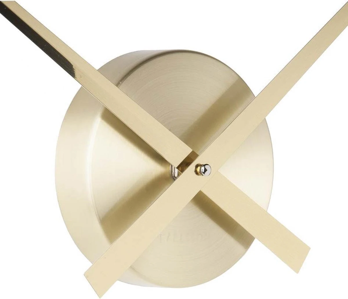 Karlsson - Little Big Time Mini - Wandklok - Aluminium - Diameter 44cm - Goudkleurig - Afbeelding 4