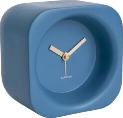 Karlsson - Chuncky - Wekker - Polyresin - 9,5x12x12cm - Blauw