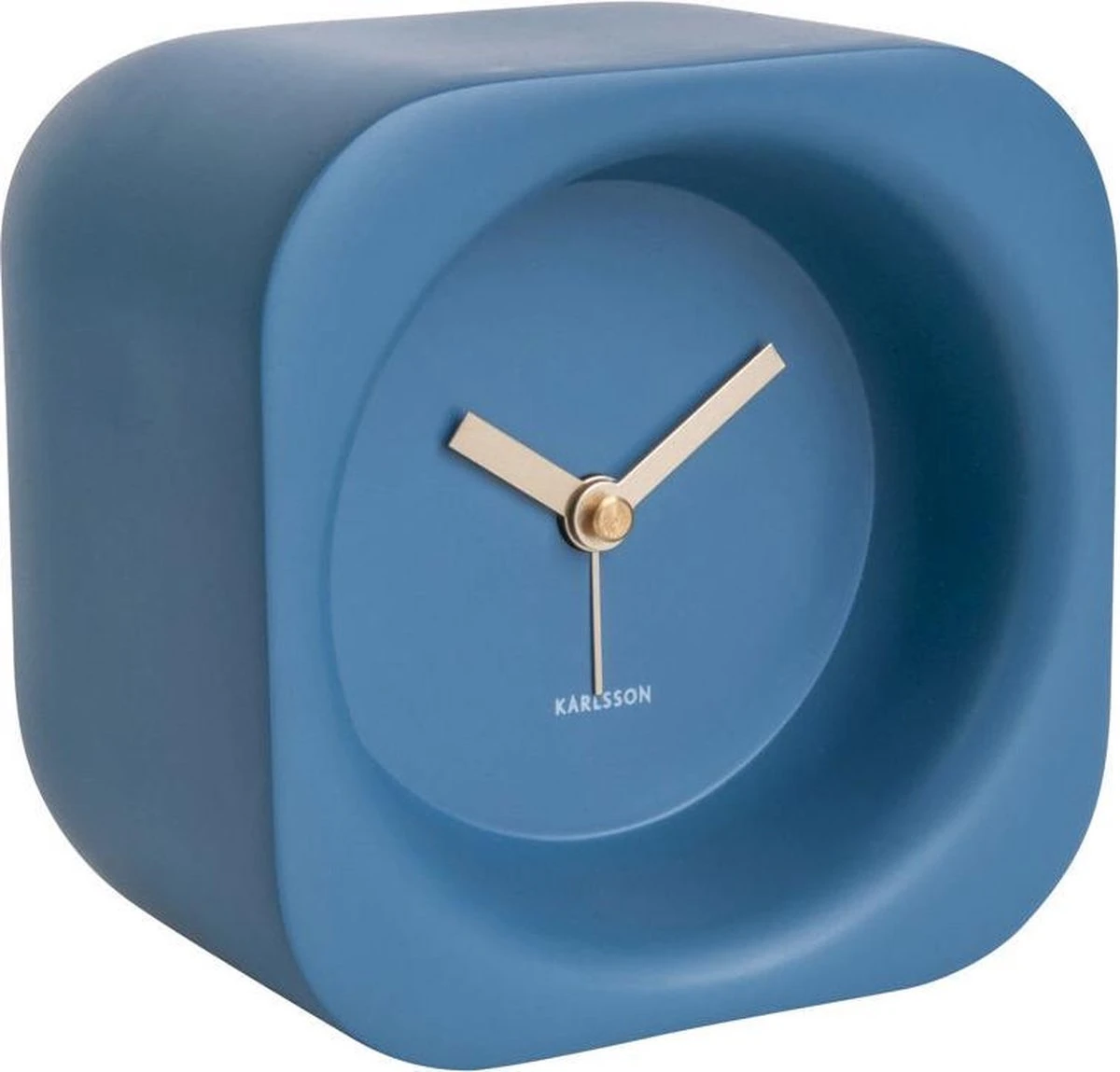 Karlsson - Chuncky - Wekker - Polyresin - 9,5x12x12cm - Blauw