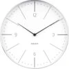 Karlsson - Normann - Wandklok - Metaal - Diameter 27,5 Cm - Wit