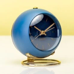 Karlsson Globe Wekker - Blauw