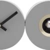 Karlsson Wall Clock Duo Cuckoo Matt Mouse Grey