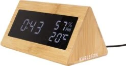 Karlsson - Alarmklok - Driehoek - Bamboe