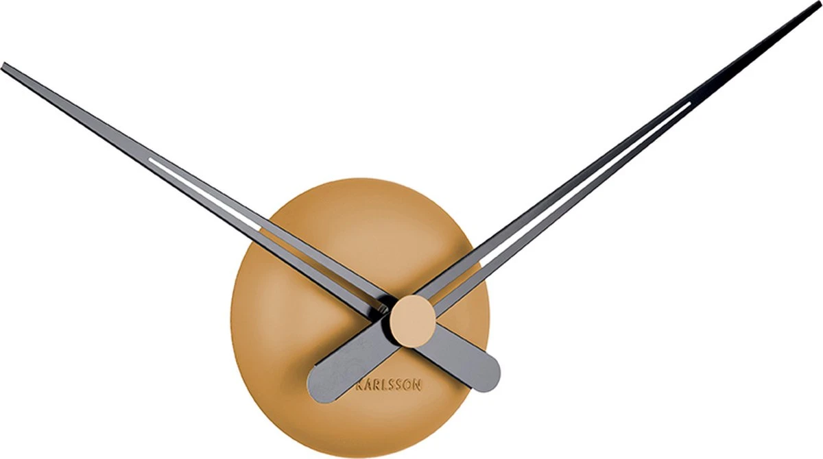Karlsson Wandklok LBT Mini Sharp - Karamelbruin - Ø44cm