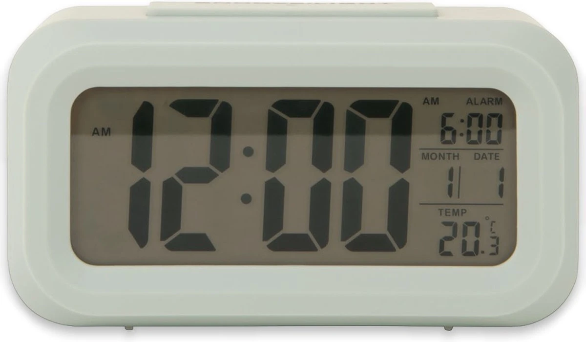 Karlsson - Wekker Jolly - Met Rubber Bekleed - Mistig Groen KARLSSON - Afbeelding 5