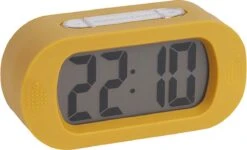 Karlsson Wekker Gummy - Rubberized Okergeel - 14x7x5cm