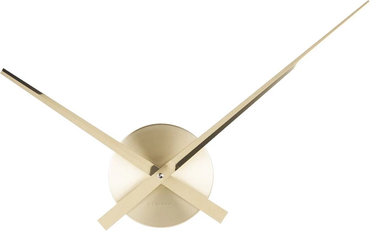 Karlsson - Little Big Time Mini - Wandklok - Aluminium - Diameter 44cm - Goudkleurig - Afbeelding 9