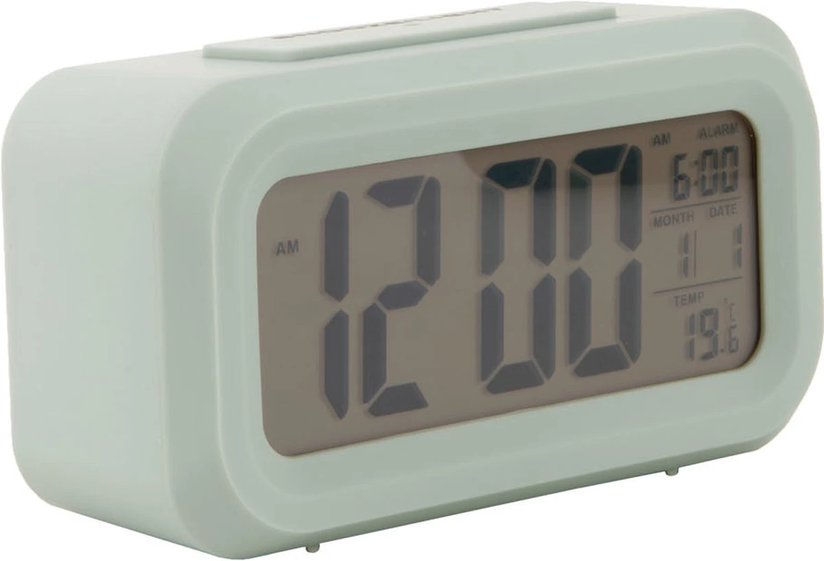 Karlsson - Wekker Jolly - Met Rubber Bekleed - Mistig Groen KARLSSON - Afbeelding 3