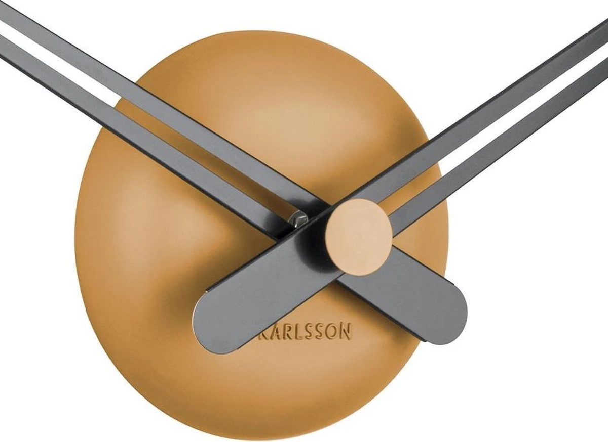 Karlsson Wandklok LBT Sharp - Karamelbruin - Ø90cm - Afbeelding 2