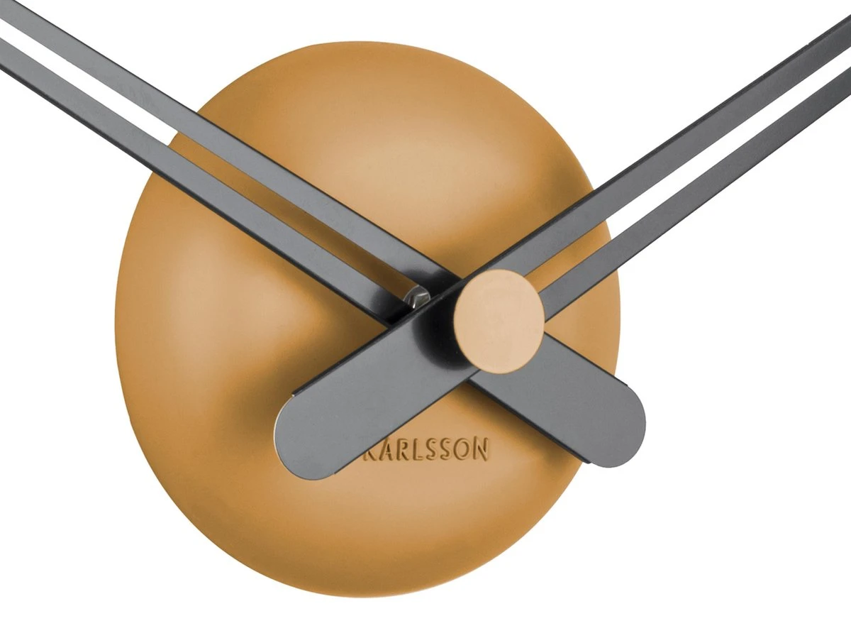 Karlsson Wandklok LBT Sharp - Karamelbruin - Ø90cm - Afbeelding 3