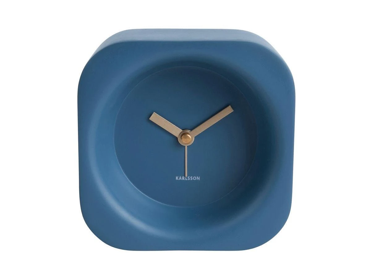 Karlsson - Chuncky - Wekker - Polyresin - 9,5x12x12cm - Blauw - Afbeelding 2