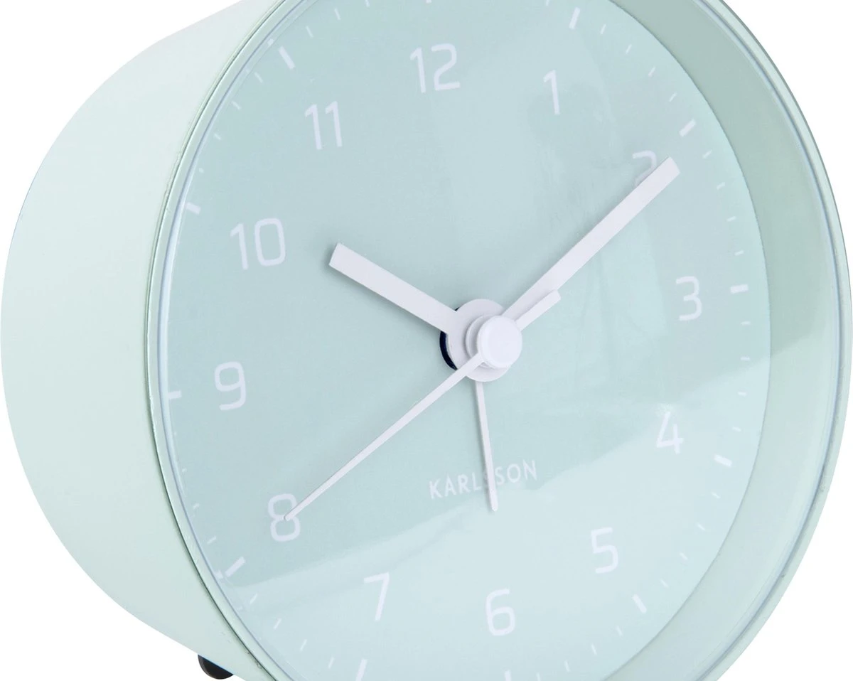 Karlsson Cone - Wekker - Ijzer - Ø10cm - Mintgroen - Afbeelding 2