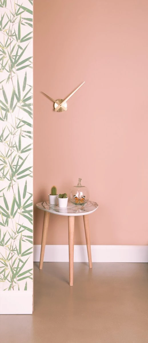 Karlsson - Little Big Time Mini - Wandklok - Aluminium - Diameter 44cm - Goudkleurig - Afbeelding 7