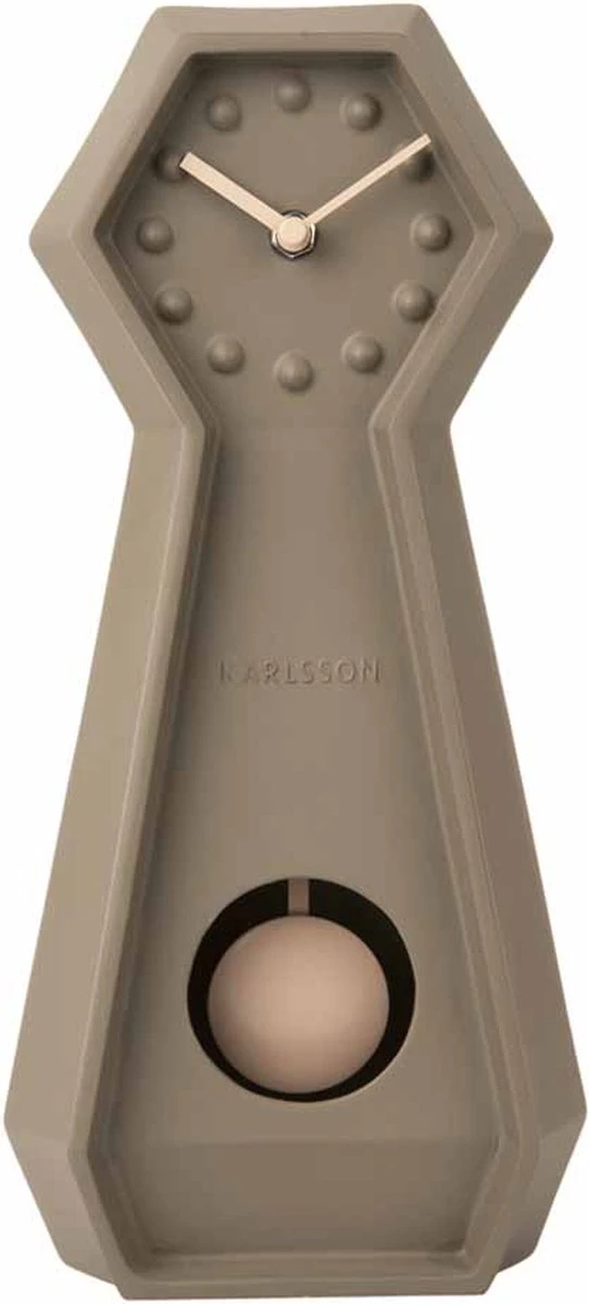 Karlsson Table Clock Genuine Pendulum Ceramic Moss Green - Afbeelding 3