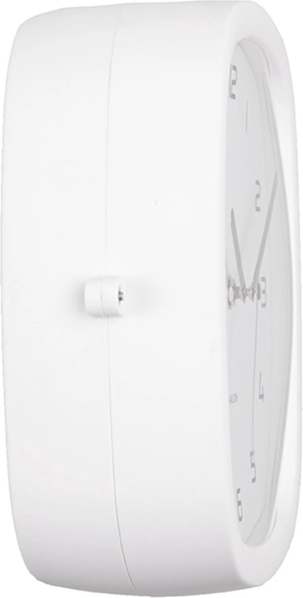 Karlsson Wandklok Doubler - Rubberized Wit - 29x24,5x9,5cm - Afbeelding 5