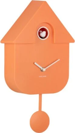 Karlsson Modern Cuckoo Koekoeksklok-Soft Orange