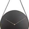 Karlsson Wandklok Belt - Metaal Zwart - Ø34cm
