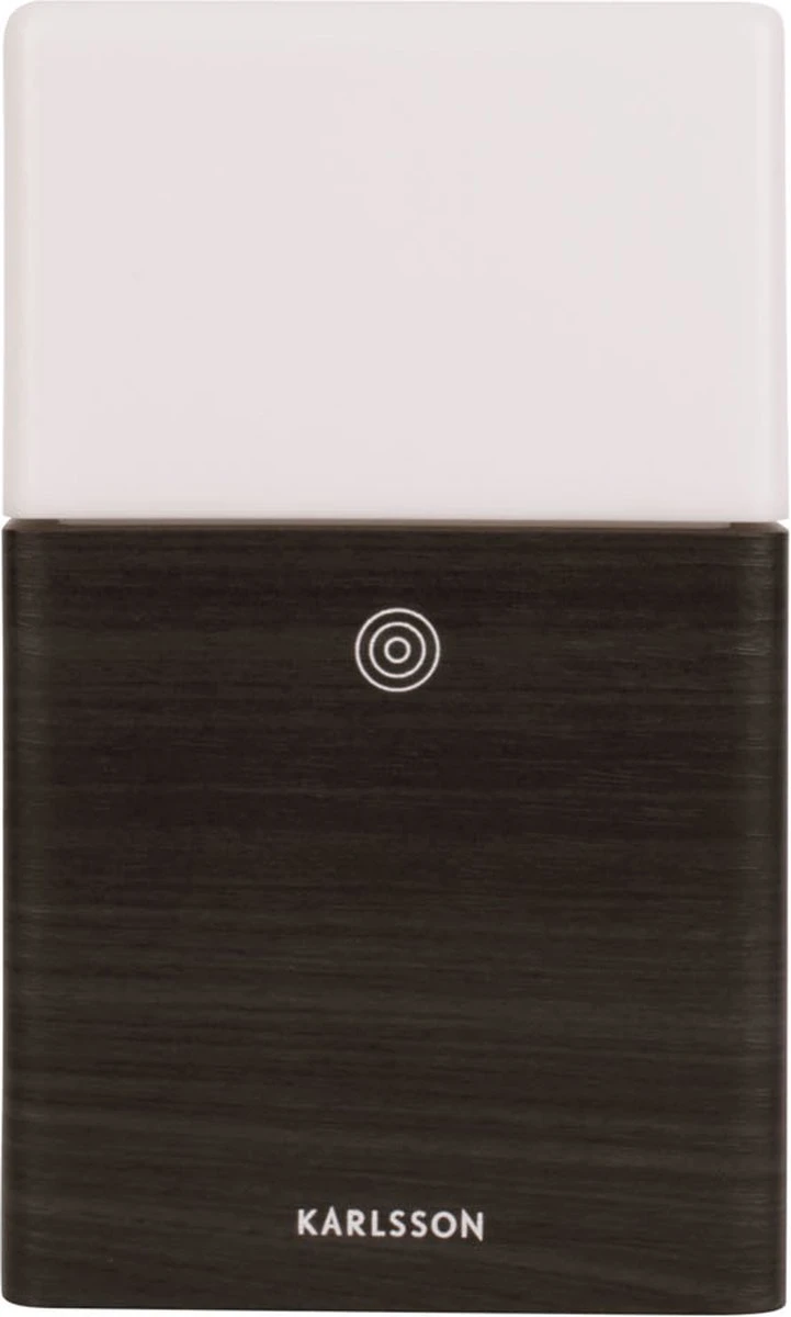 Karlsson Wekker - Frosted Light - LED - Zwart - Houtfineer