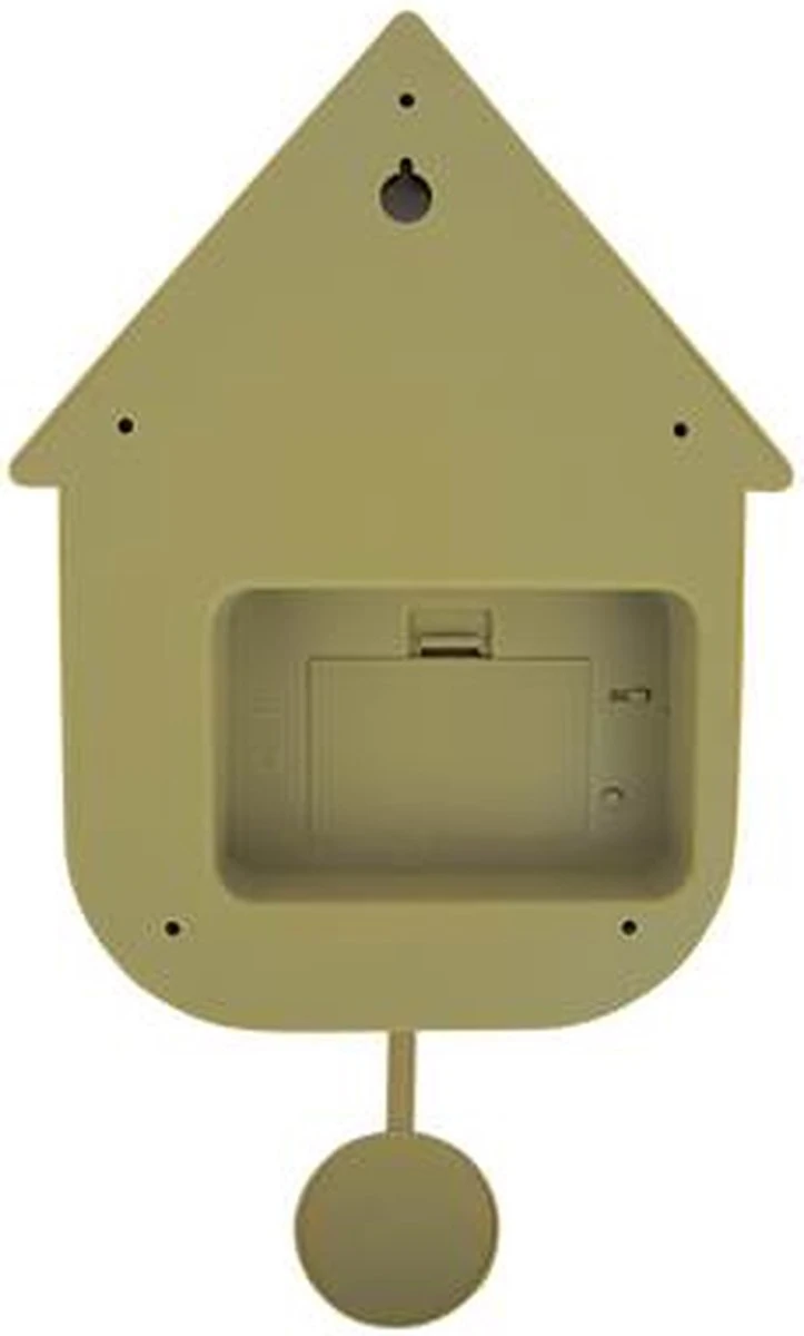 Karlsson Wandklok - Modern Cuckoo - Olijfgroen - Afbeelding 2