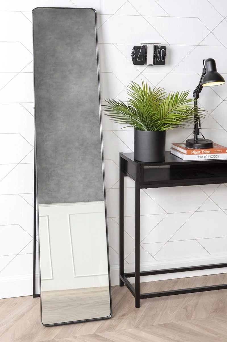 Karlsson Flipklok No Case Mini - Zwart - Chroom Standaard - 20,6x7,5cm - Afbeelding 6