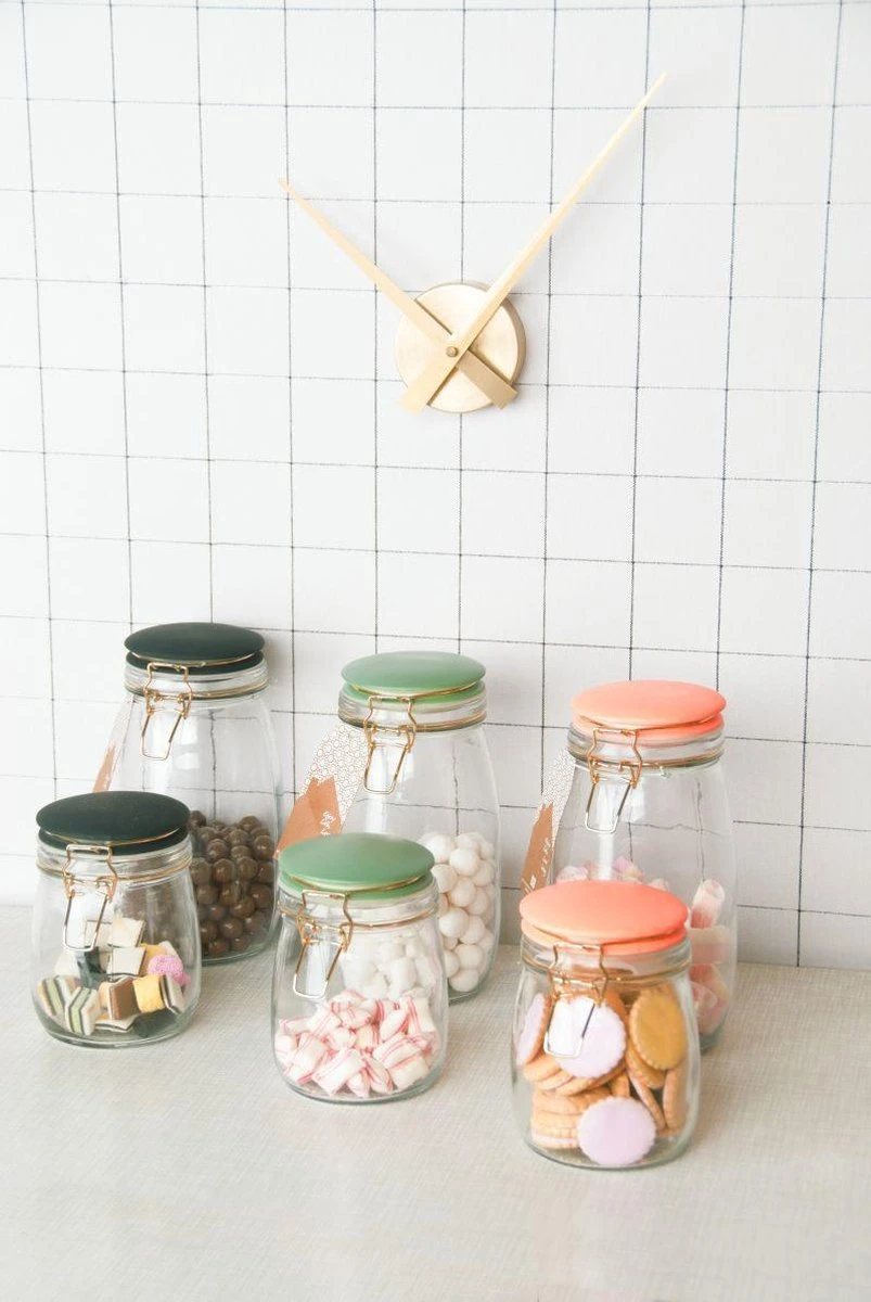 Karlsson - Little Big Time Mini - Wandklok - Aluminium - Diameter 44cm - Goudkleurig - Afbeelding 5