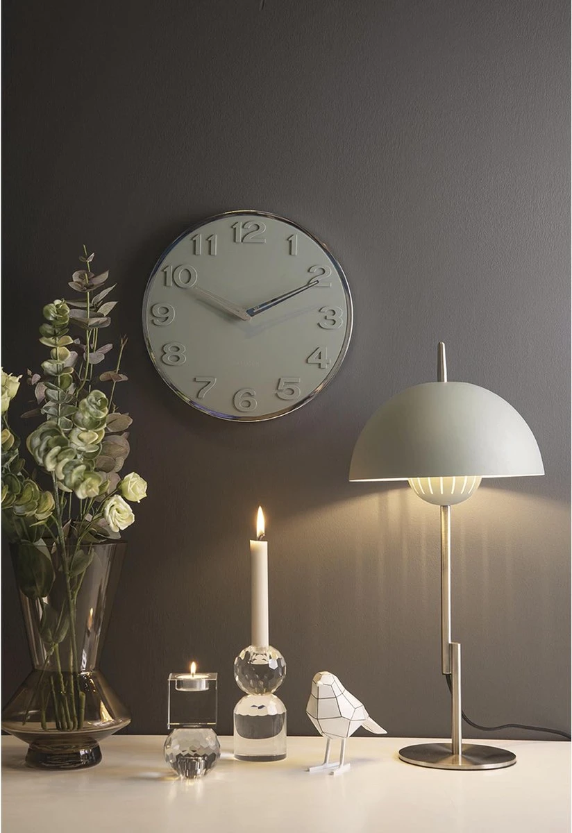 Karlsson Wandklok New Original Numbers - Wit - Ø30cm - Afbeelding 3