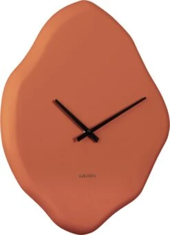 Karlsson Wall Clock Organic Diamond Burned Orange