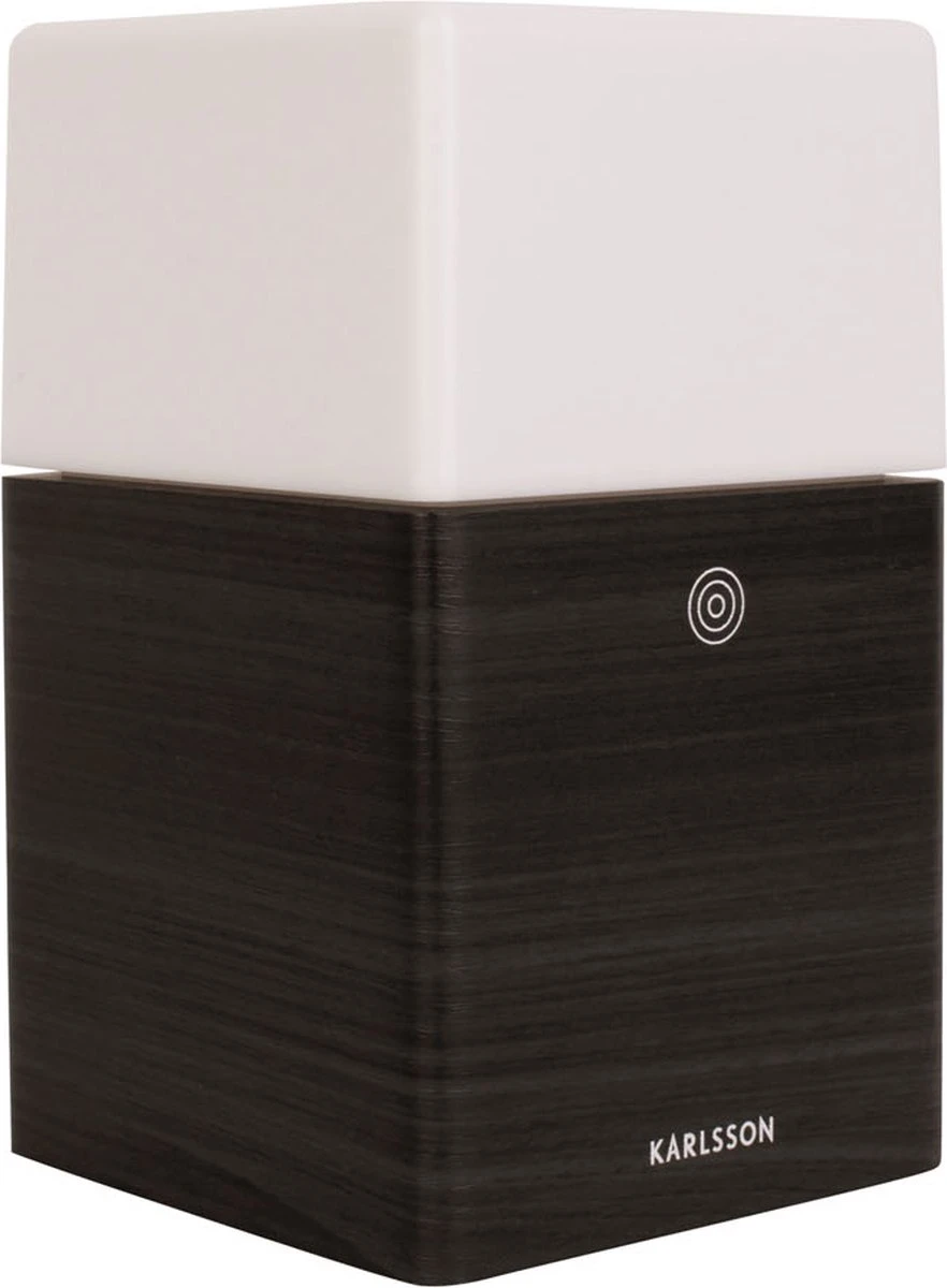 Karlsson Wekker - Frosted Light - LED - Zwart - Houtfineer - Afbeelding 2