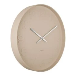 Karlsson Mr. Brown Numbers Wandklok L - Bruin