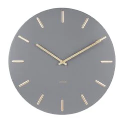 Karlsson Charm Wandklok Ø 45 Cm - Grijs