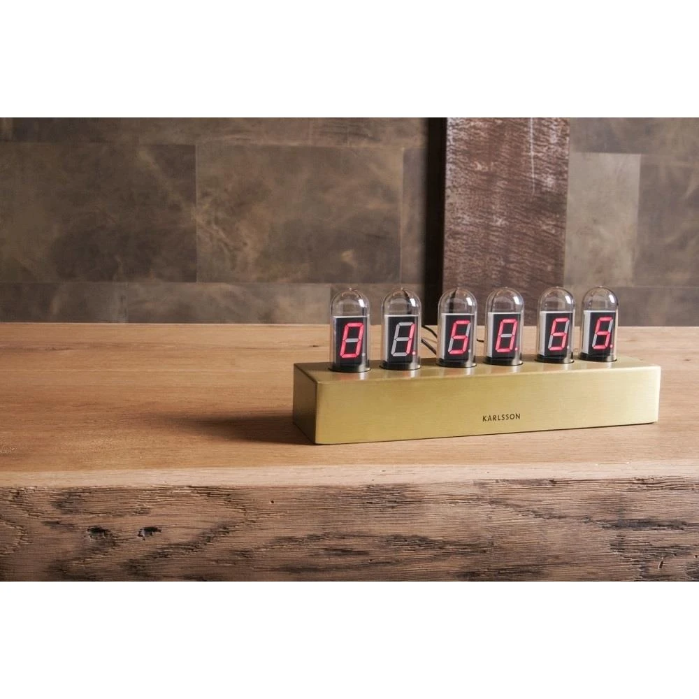 Karlsson Cathode Tafelklok - Goud - Afbeelding 6